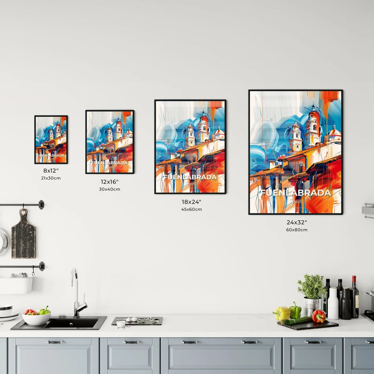 Vibrant Fuenlabrada, Spain Kitchen Art