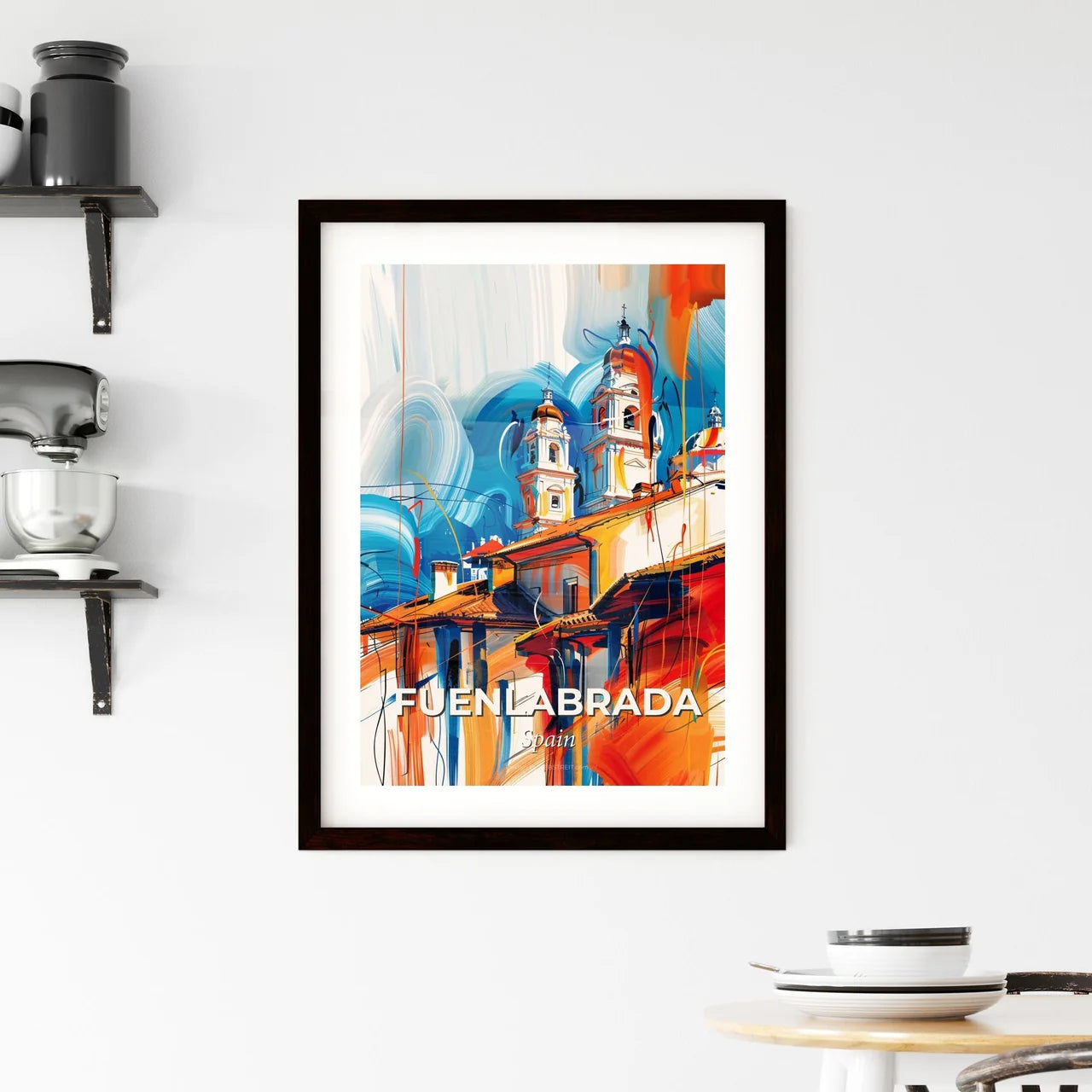 Vibrant Fuenlabrada, Spain Framed Print