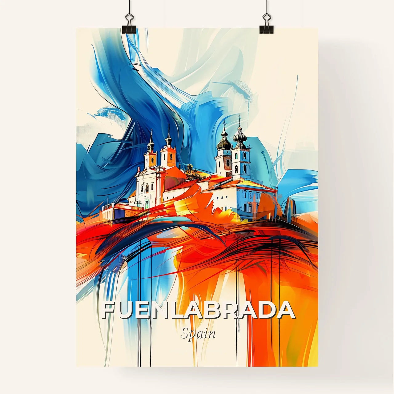 Vibrant Fuenlabrada, Spain Poster