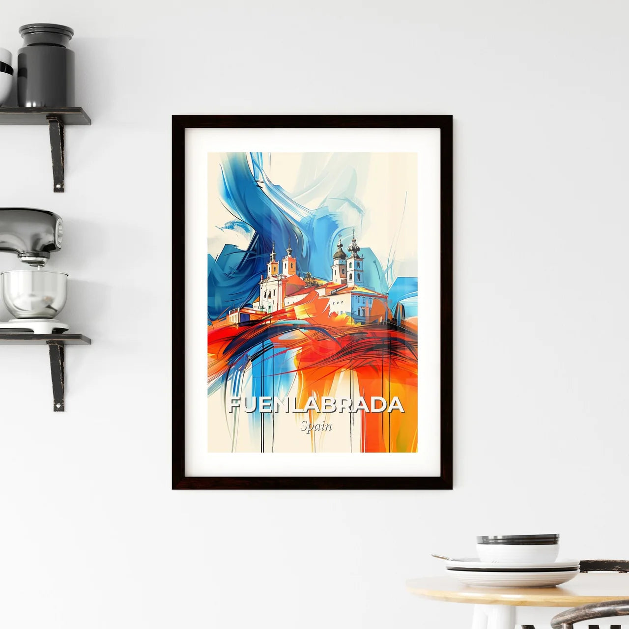 Vibrant Fuenlabrada, Spain Framed Print