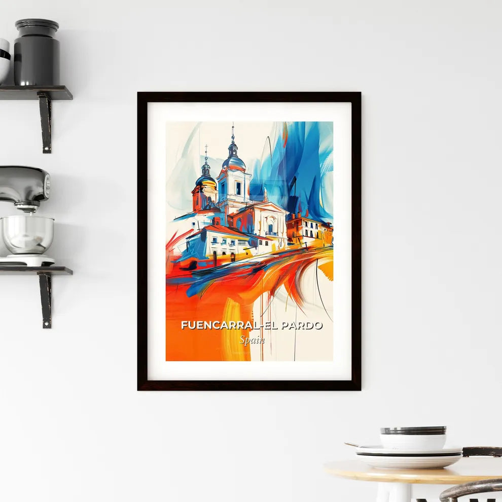 Vibrant Fuencarra Framed Print