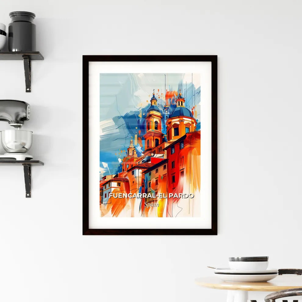 Vibrant Fuencarra Framed Print