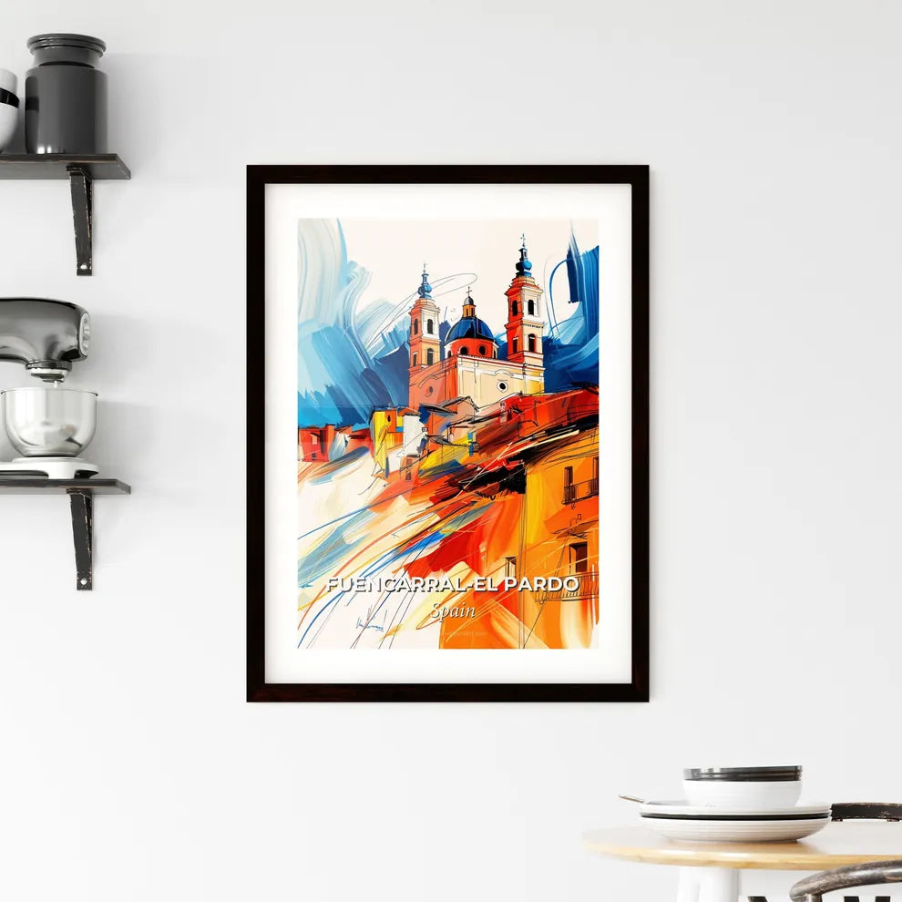 Vibrant Fuencarra Framed Print
