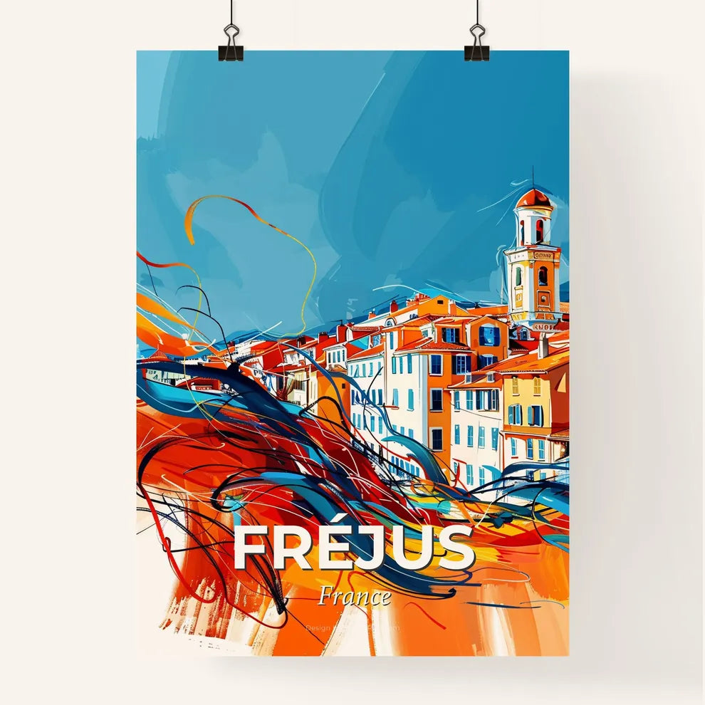 Vibrant Fréjus, France Poster