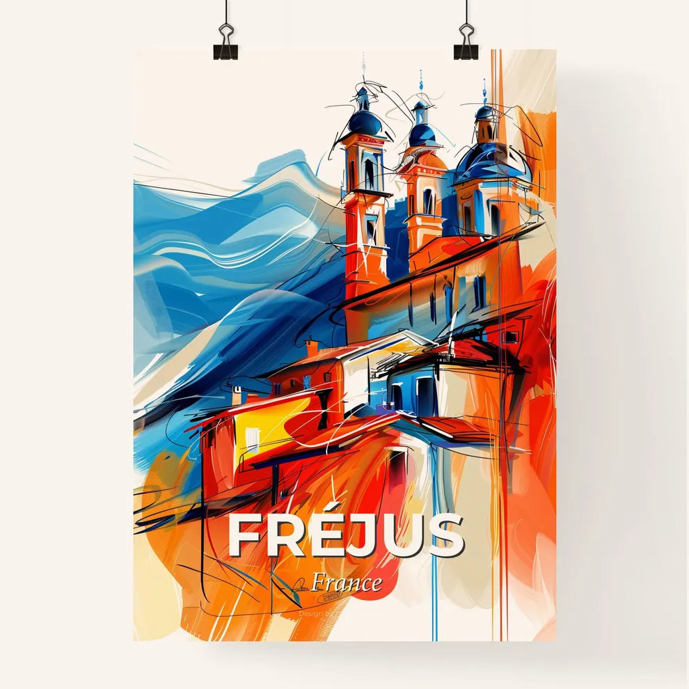 Vibrant Fréjus, France Poster