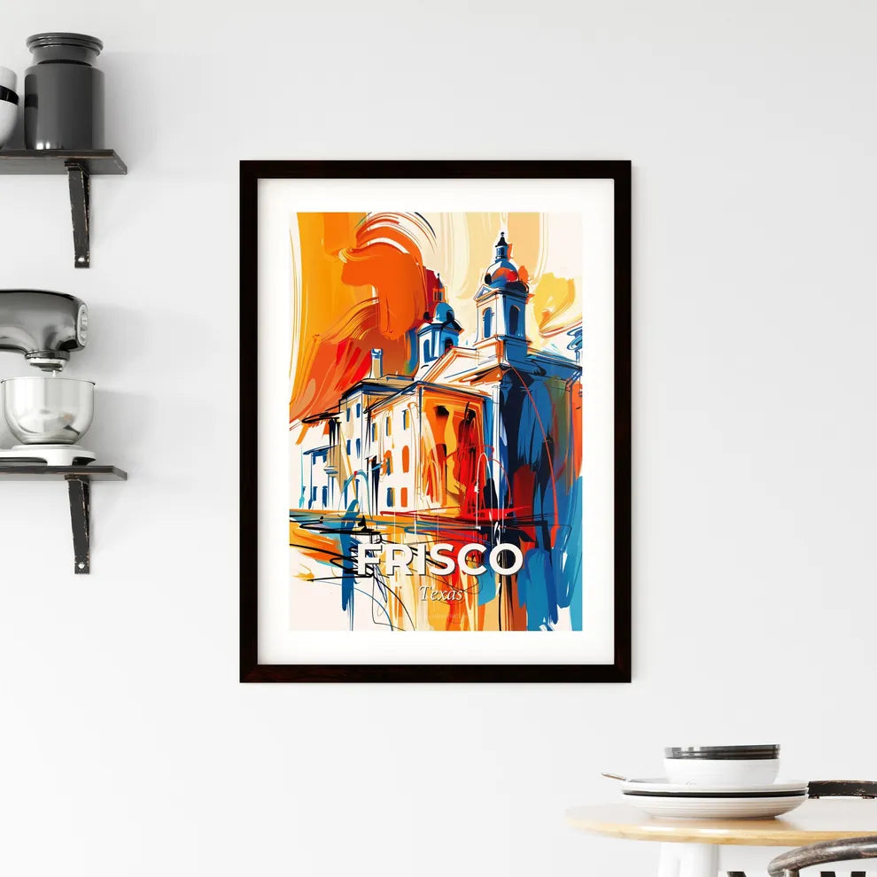 Vibrant Frisco, Texas Framed Print