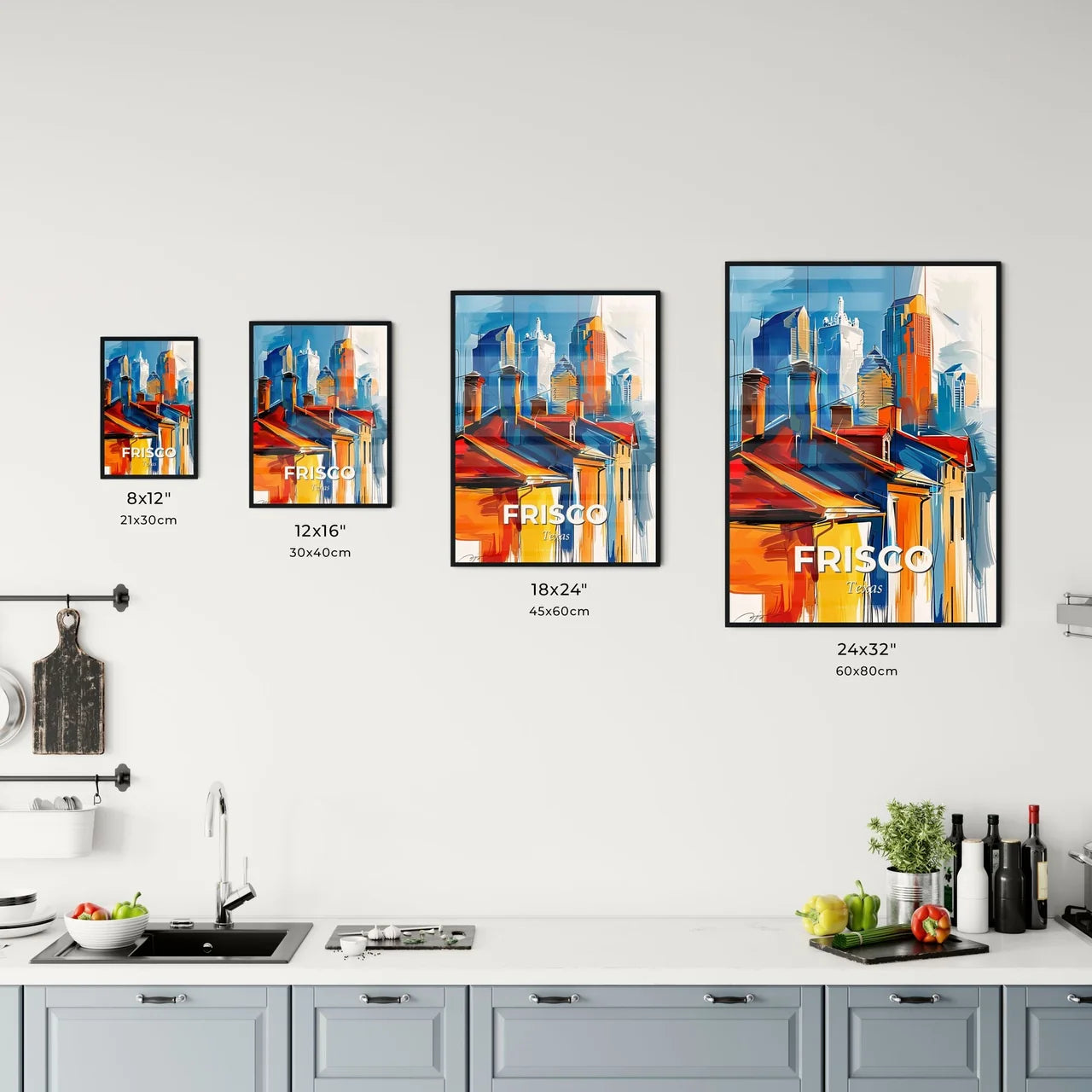 Vibrant Frisco, Texas Kitchen Art