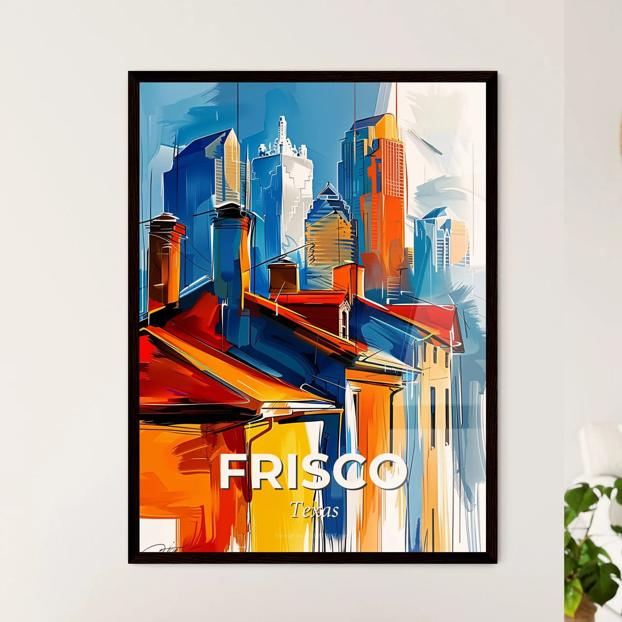 Vibrant Frisco, Texas Art Print