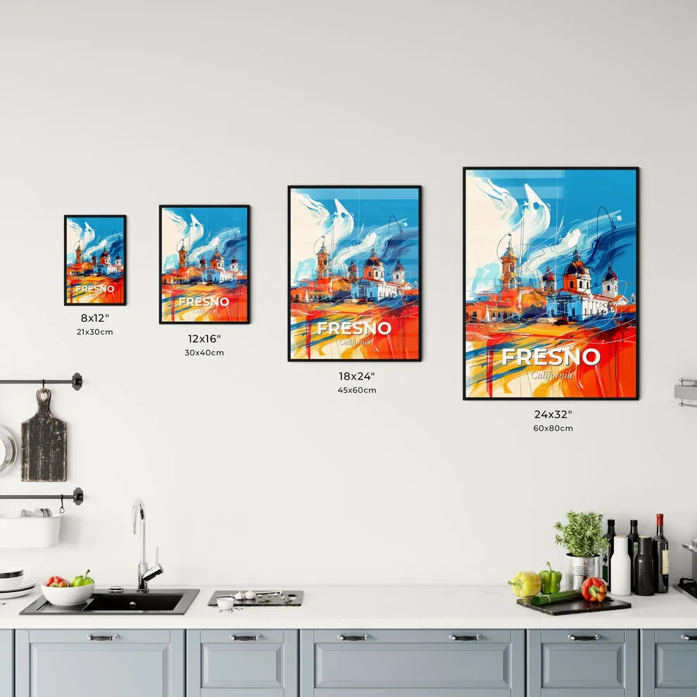 Vibrant Fresno, California Kitchen Art