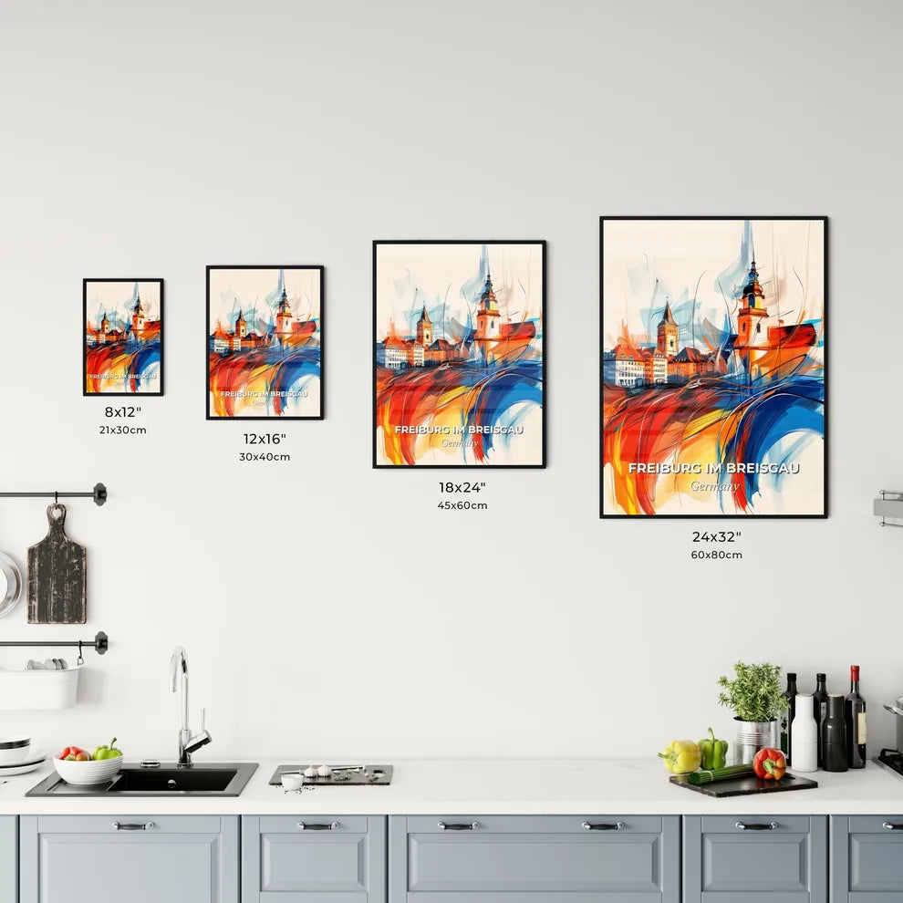 Vibrant Freiburg Im Breisgau, Germany Kitchen Art