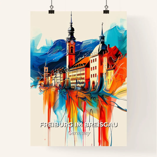 Vibrant Freiburg Im Breisgau, Germany Poster