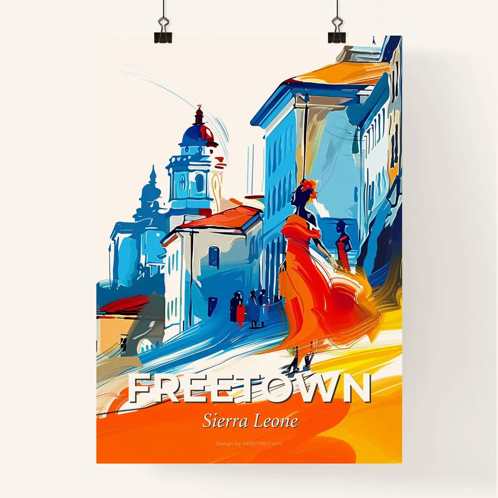 Vibrant Freetown, Sierra Leone Poster
