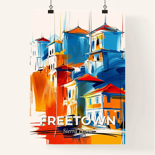 Vibrant Freetown, Sierra Leone Poster