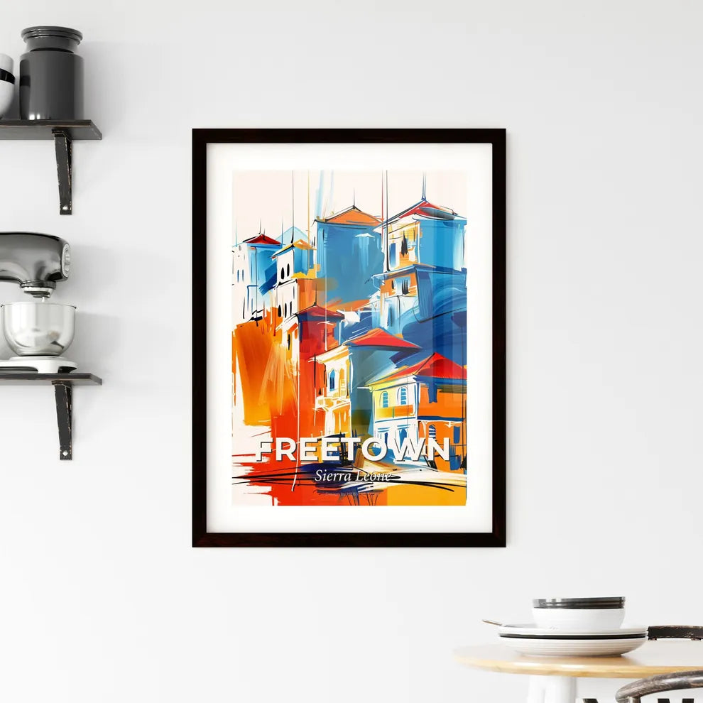 Vibrant Freetown, Sierra Leone Framed Print