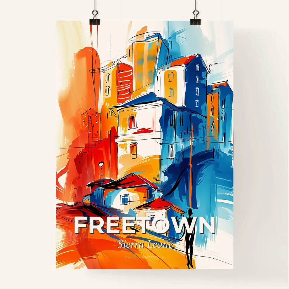 Vibrant Freetown, Sierra Leone Poster