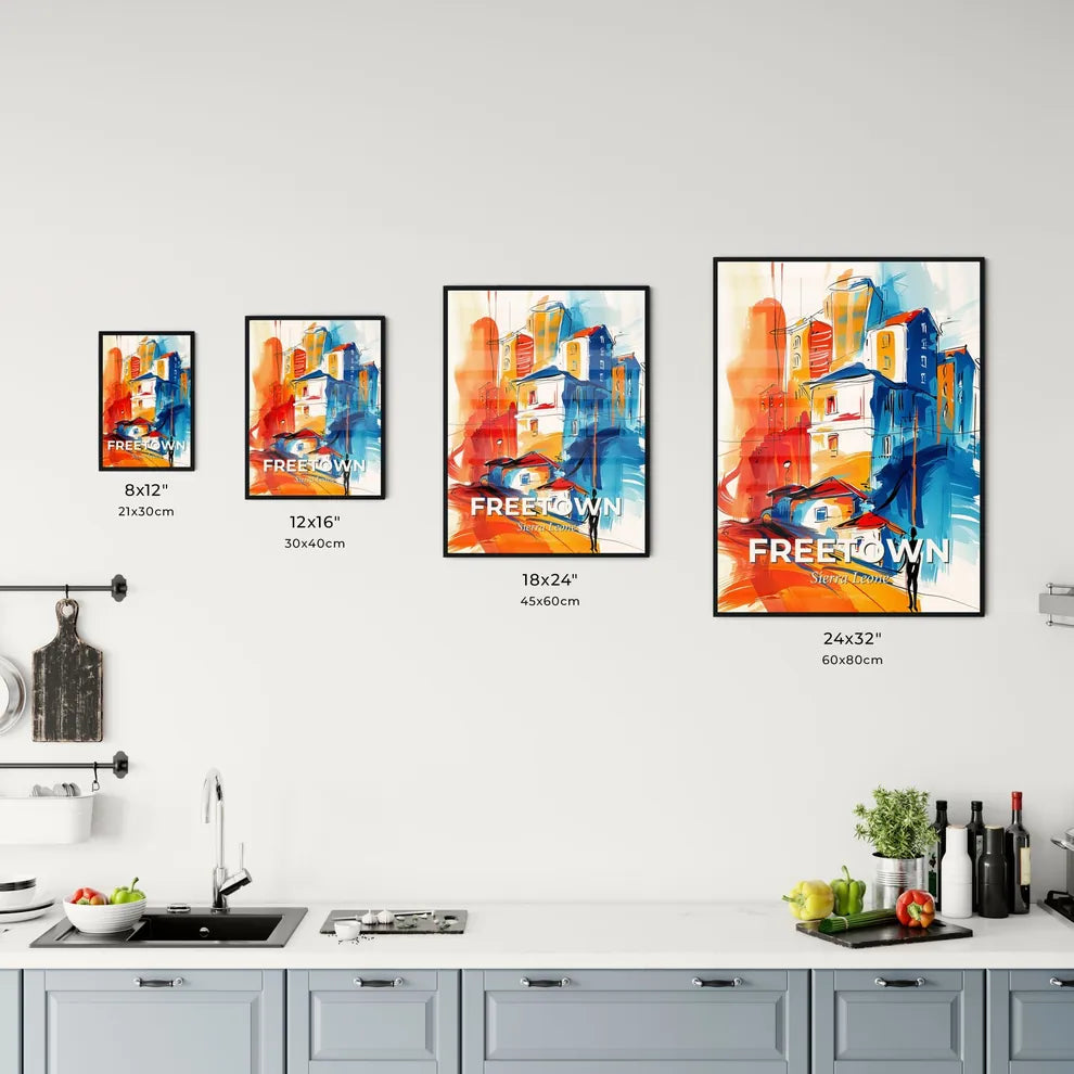 Vibrant Freetown, Sierra Leone Kitchen Art