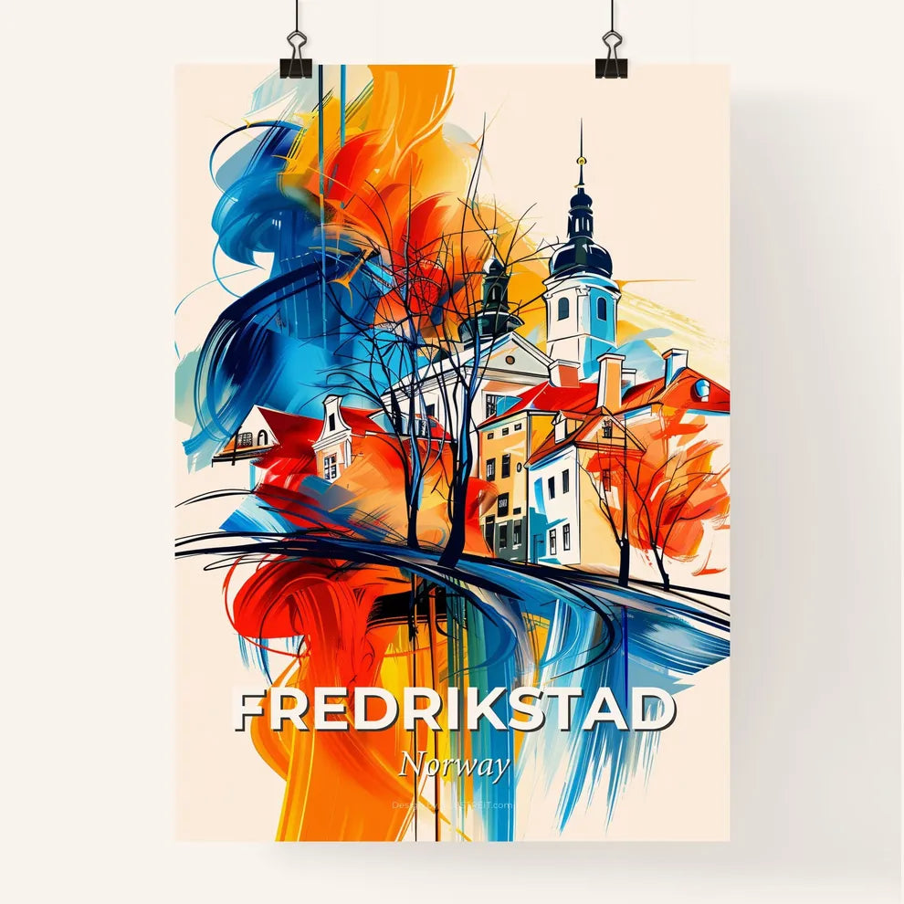 Vibrant Fredrikstad, Norway Poster