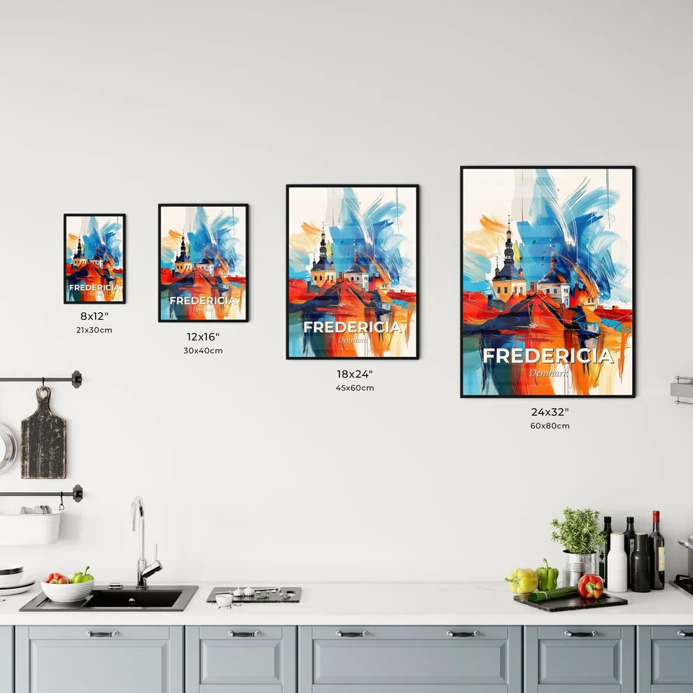 Vibrant Fredericia, Denmark Kitchen Art