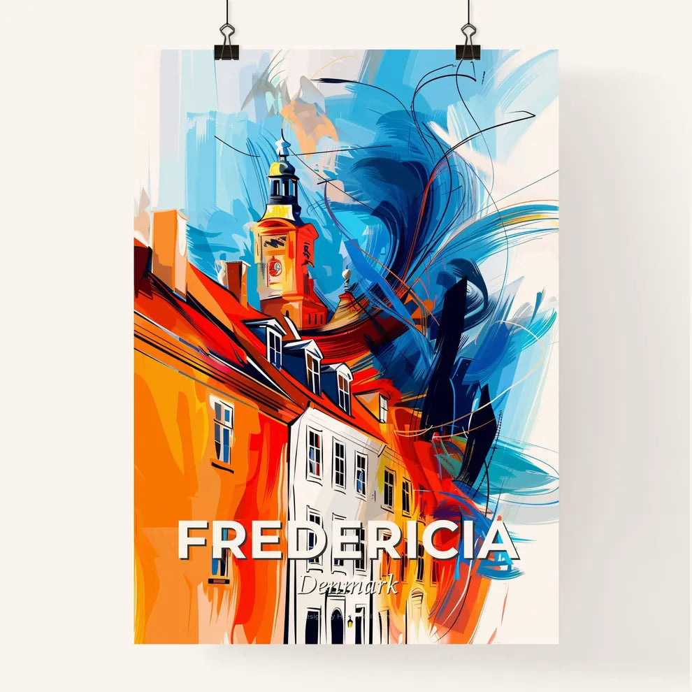 Vibrant Fredericia, Denmark Poster