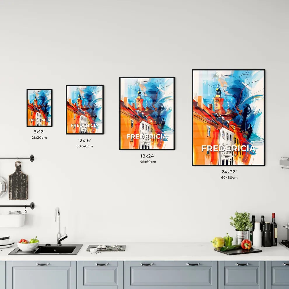 Vibrant Fredericia, Denmark Kitchen Art