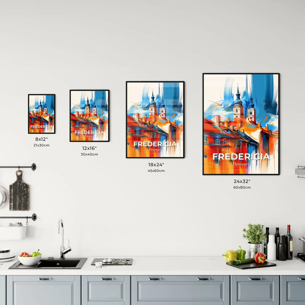 Vibrant Fredericia, Denmark Kitchen Art