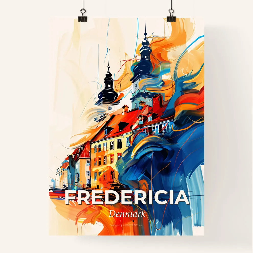 Vibrant Fredericia, Denmark Poster