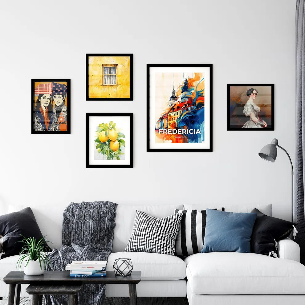 Vibrant Fredericia, Denmark Wall Art Collection