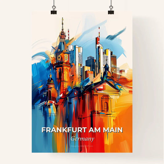 Vibrant Frankfurt Am Main, Germany Poster