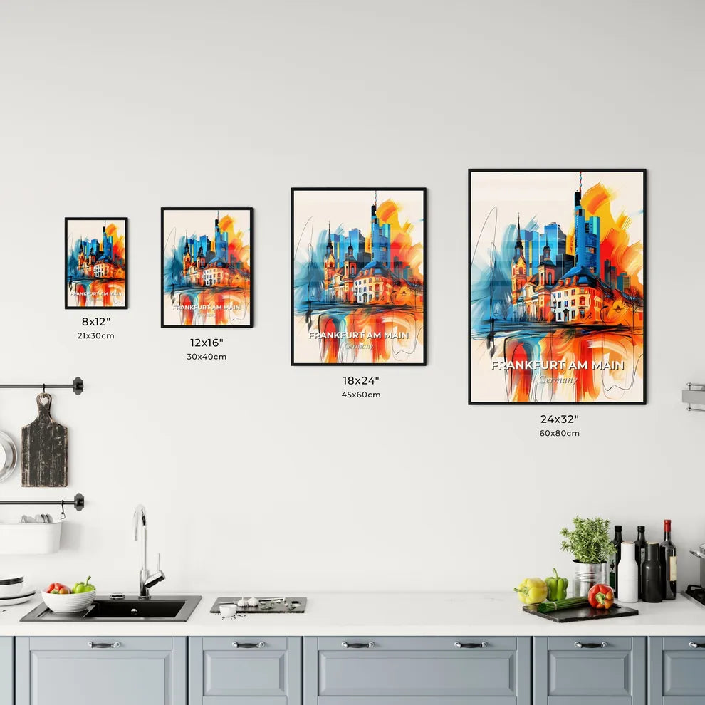 Vibrant Frankfurt Am Main, Germany Kitchen Art