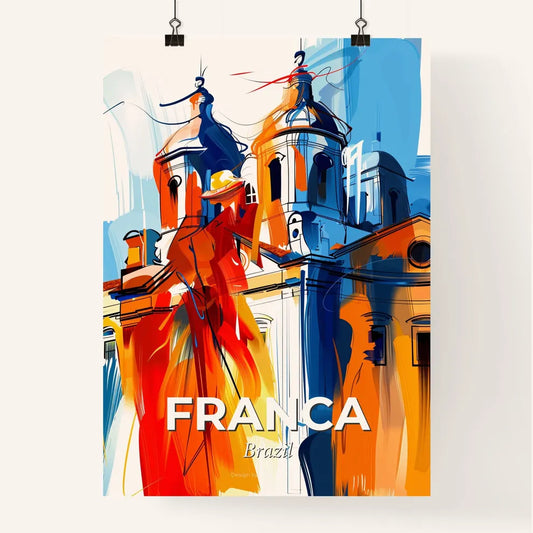 Vibrant Franca, Brazil Poster