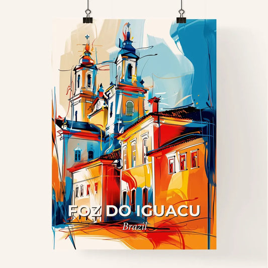 Vibrant Foz Do Iguacu, Brazil Poster