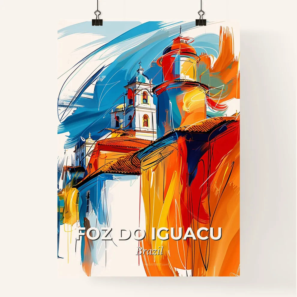 Vibrant Foz Do Iguacu, Brazil Poster