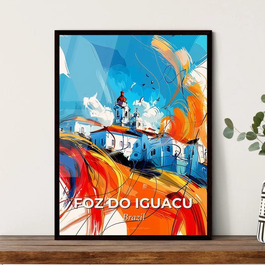 Vibrant Foz Do Iguacu, Brazil Art Print
