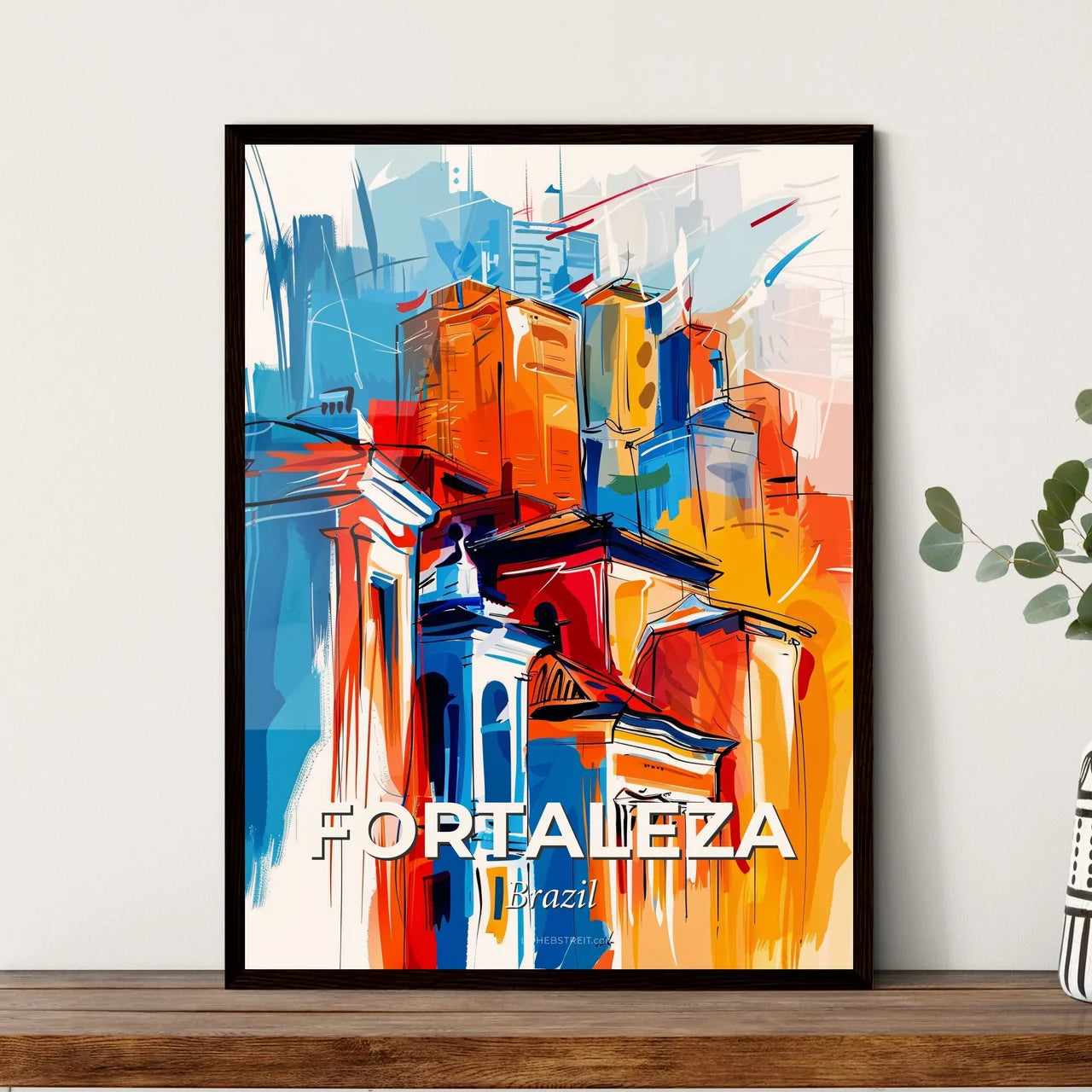 Vibrant Fortaleza, Brazil Art Print