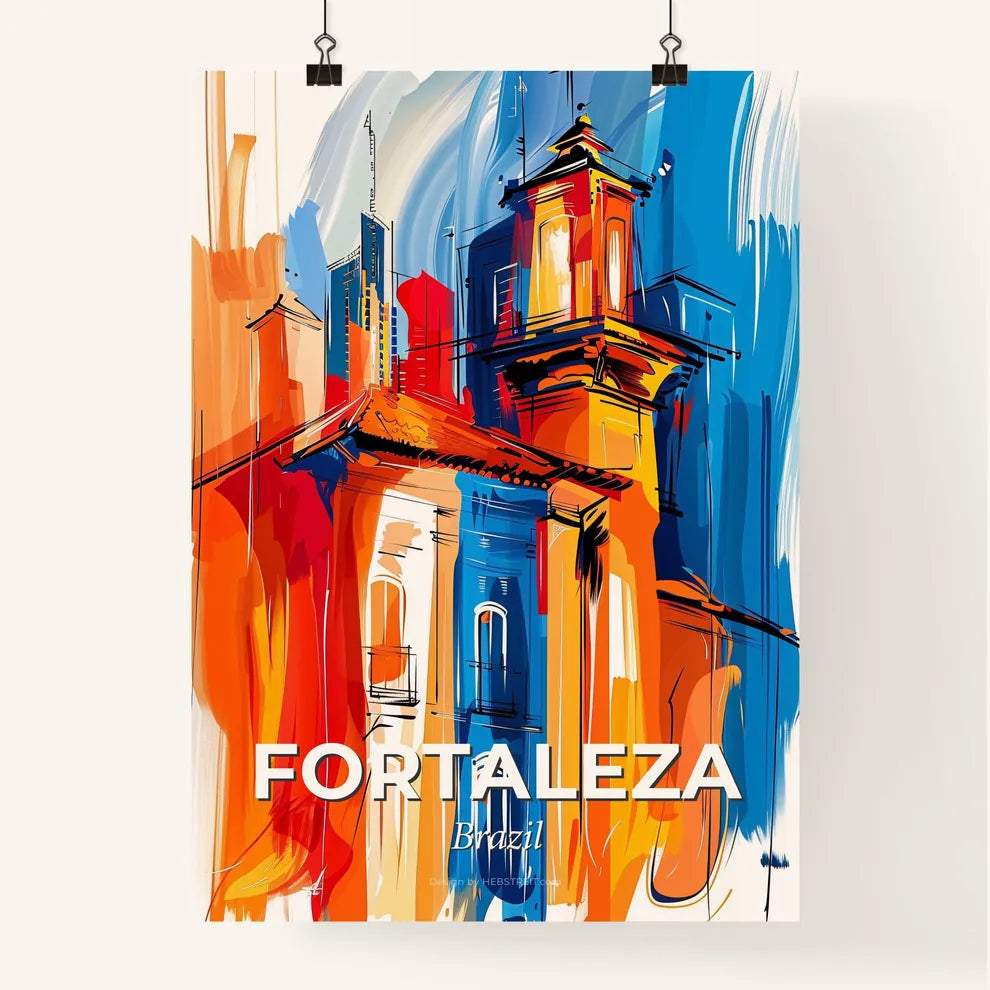 Vibrant Fortaleza, Brazil Poster