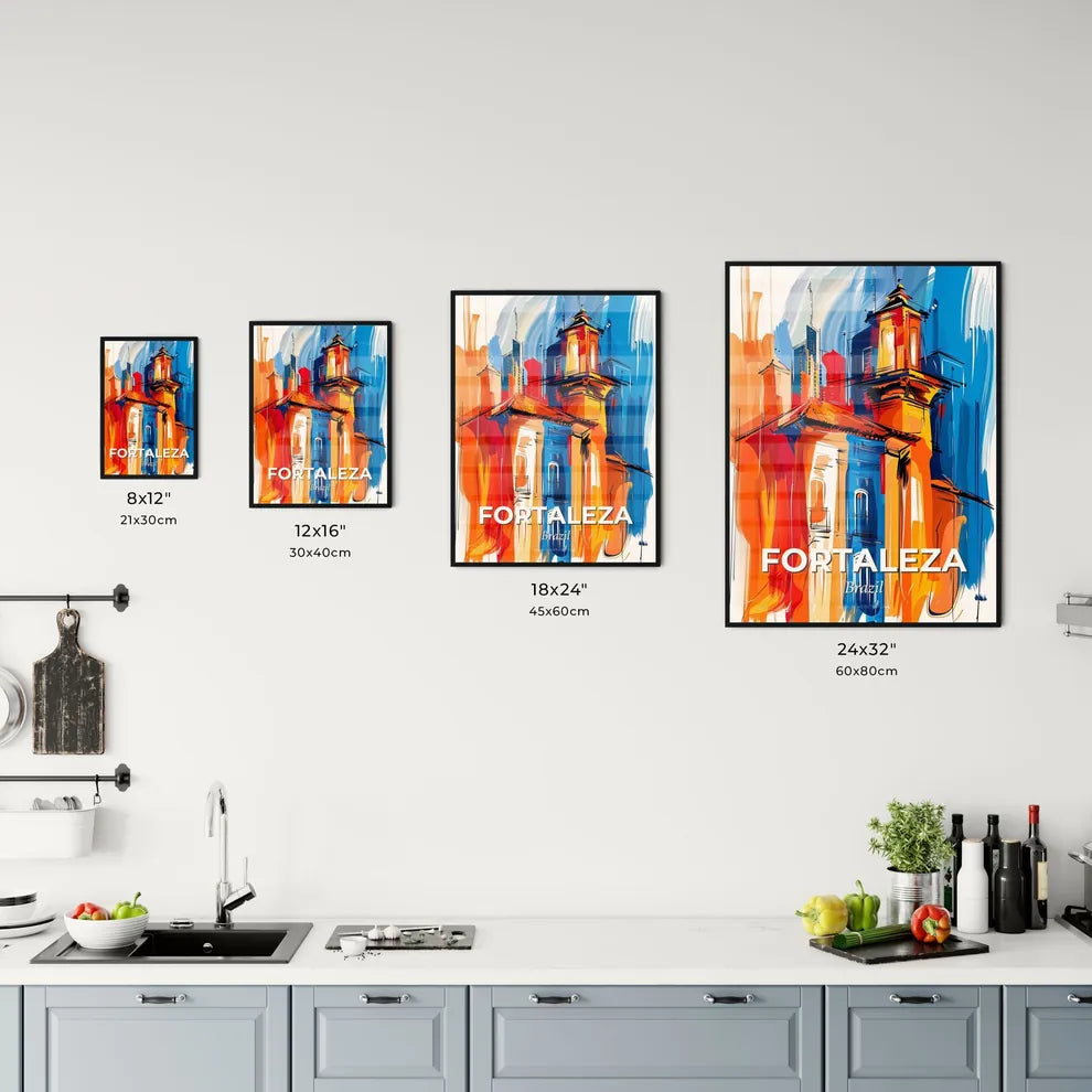Vibrant Fortaleza, Brazil Kitchen Art
