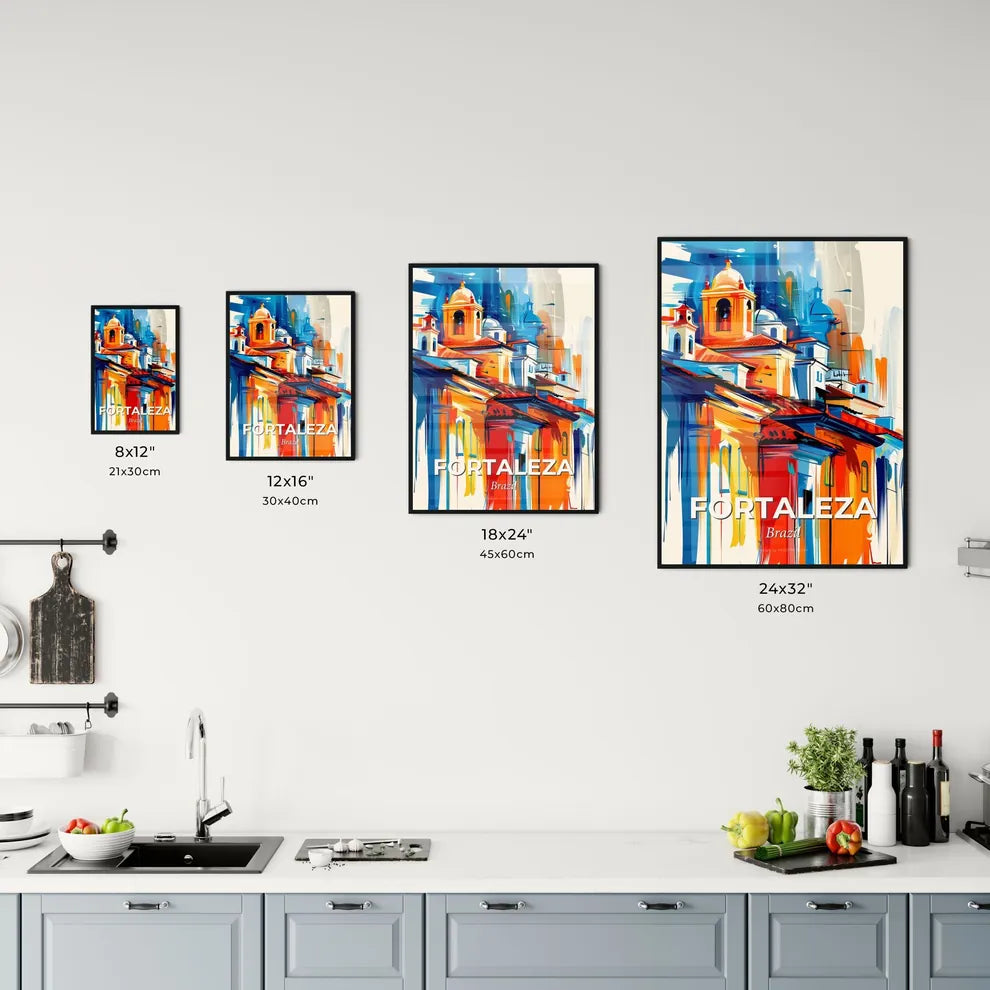 Vibrant Fortaleza, Brazil Kitchen Art