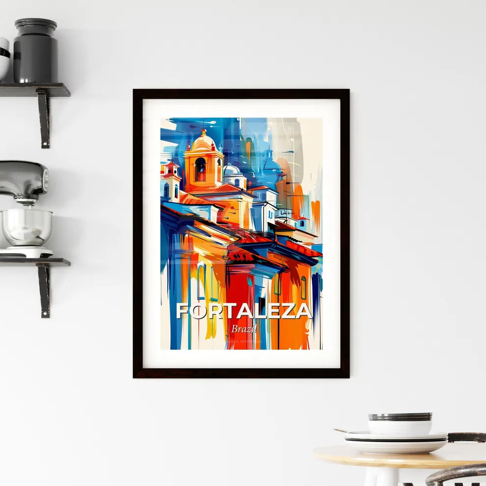 Vibrant Fortaleza, Brazil Framed Print