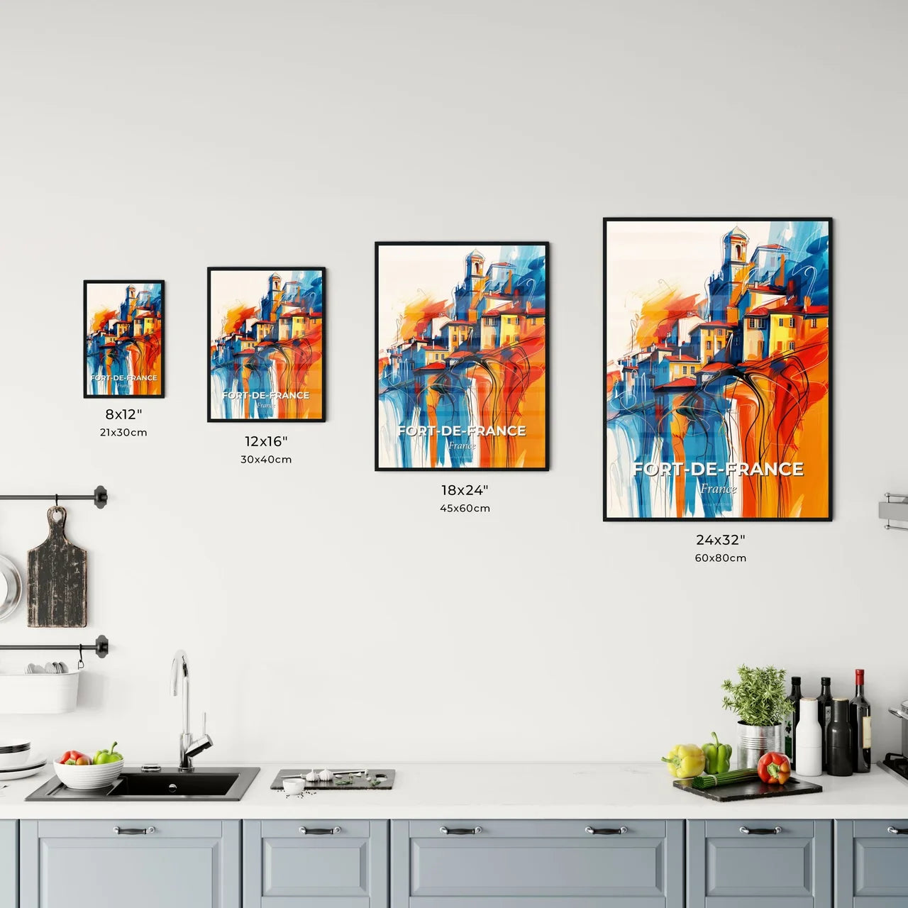 Vibrant For Kitchen Art
