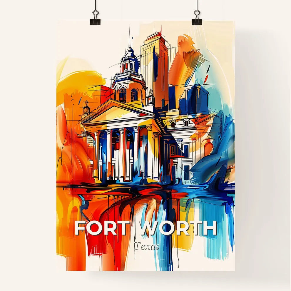 Vibrant Fort Worth, Texas Poster