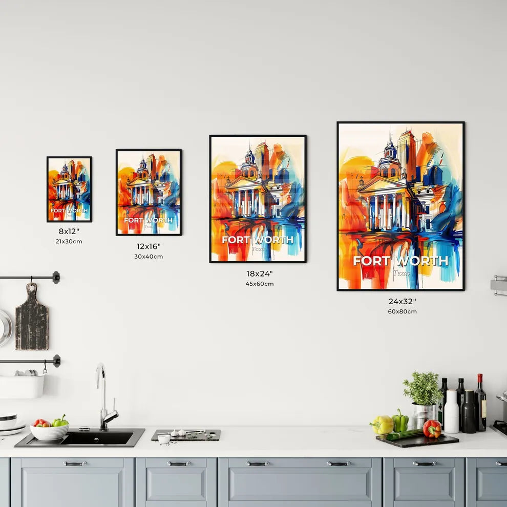 Vibrant Fort Worth, Texas Kitchen Art