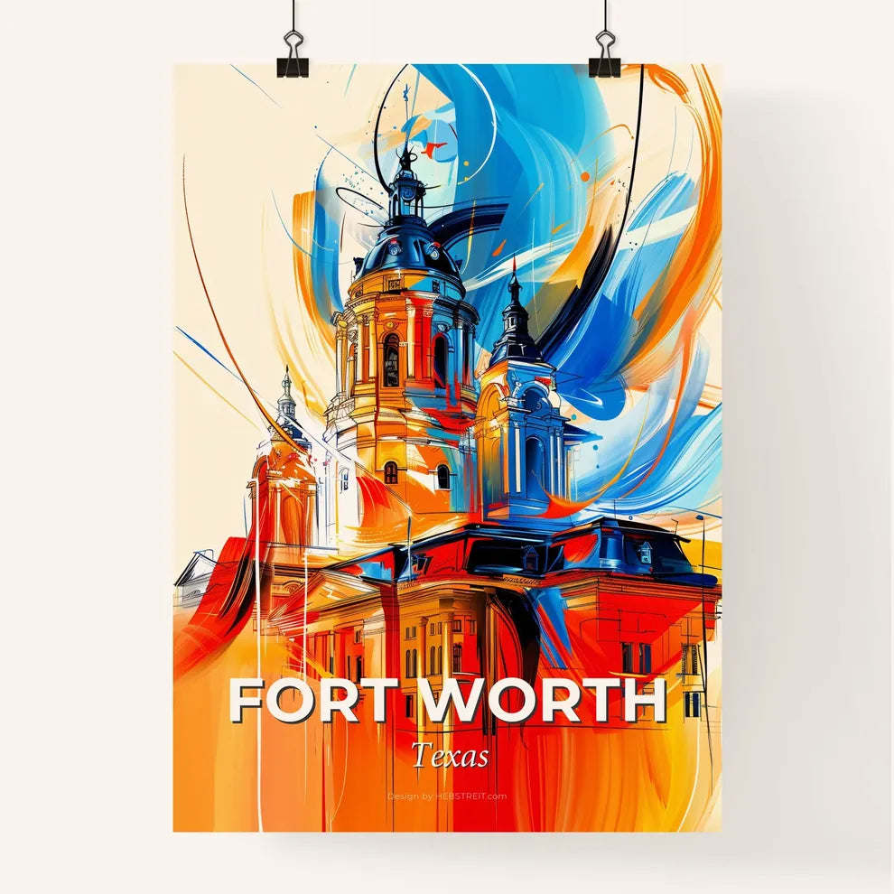 Vibrant Fort Worth, Texas Poster