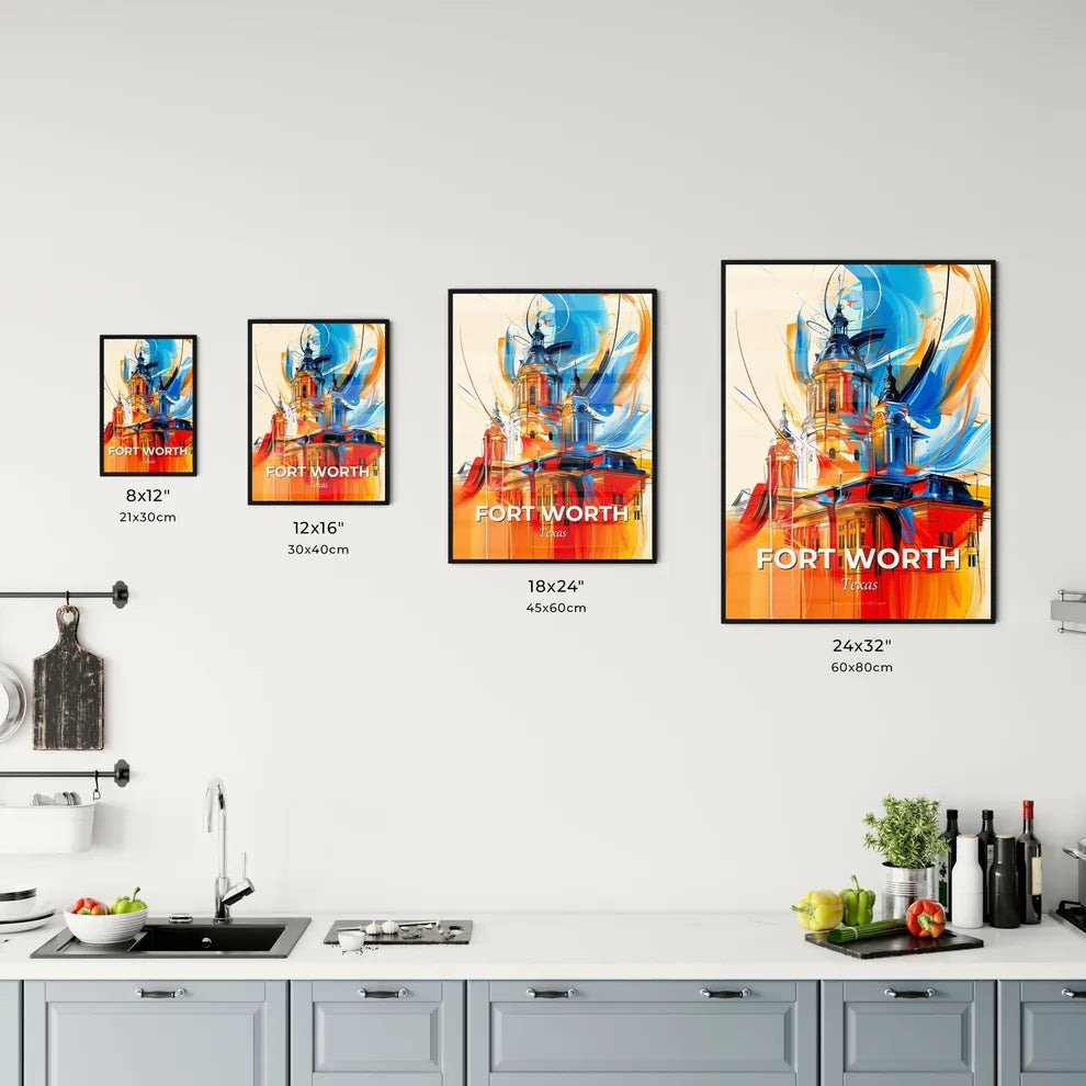 Vibrant Fort Worth, Texas Kitchen Art