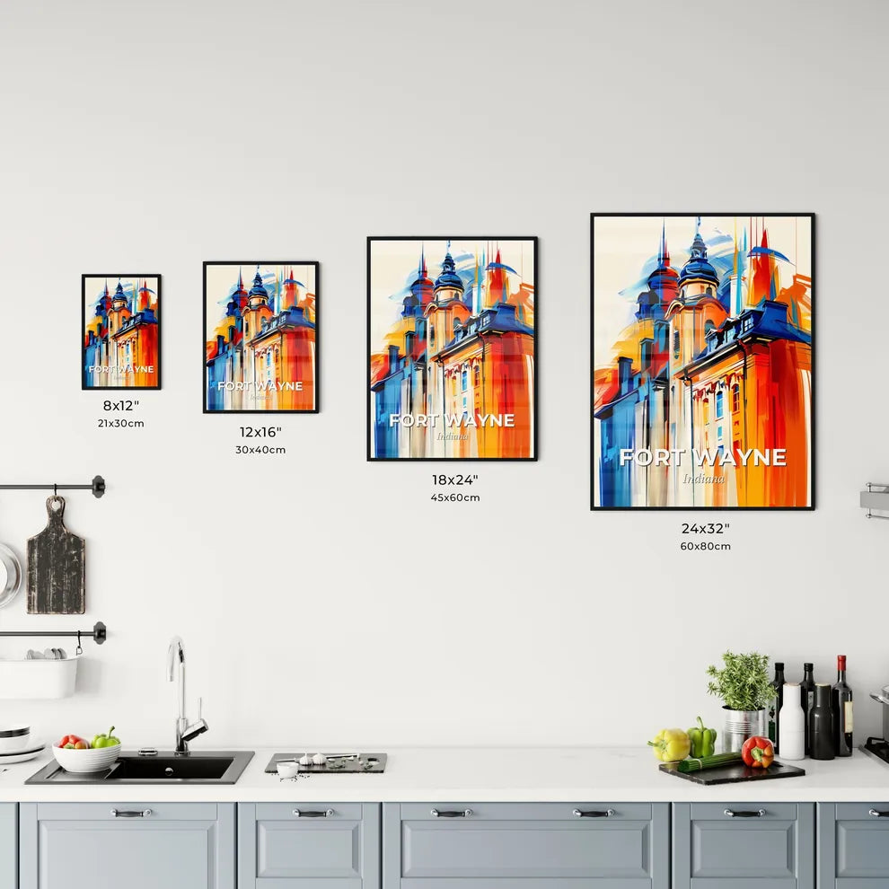 Vibrant Fort Wayne, Indiana Kitchen Art