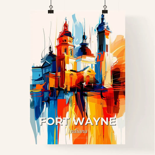 Vibrant Fort Wayne, Indiana Poster