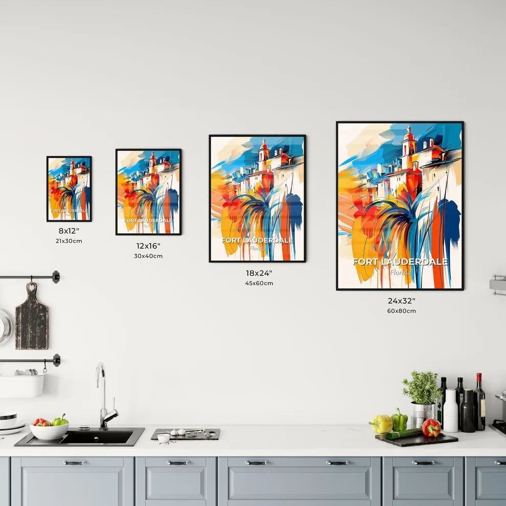 Vibrant Fort Lauderdale, Florida Kitchen Art