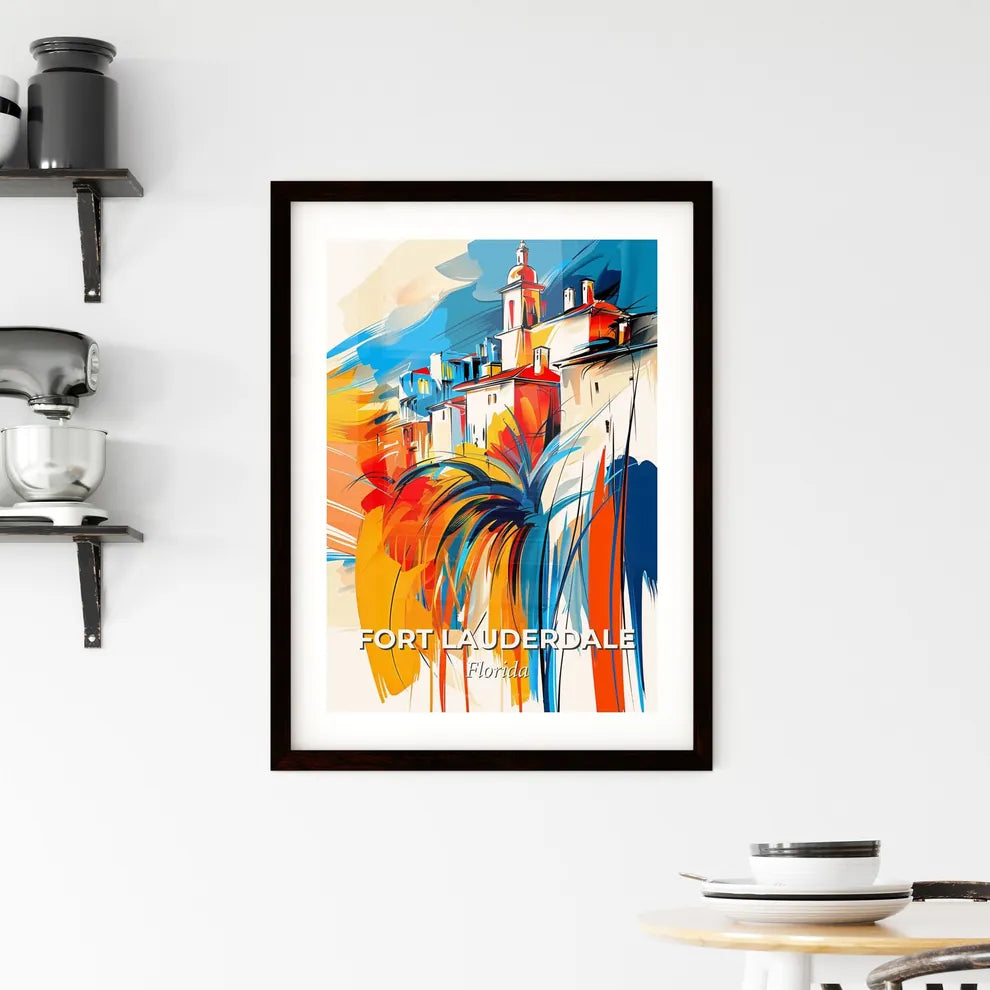 Vibrant Fort Lauderdale, Florida Framed Print