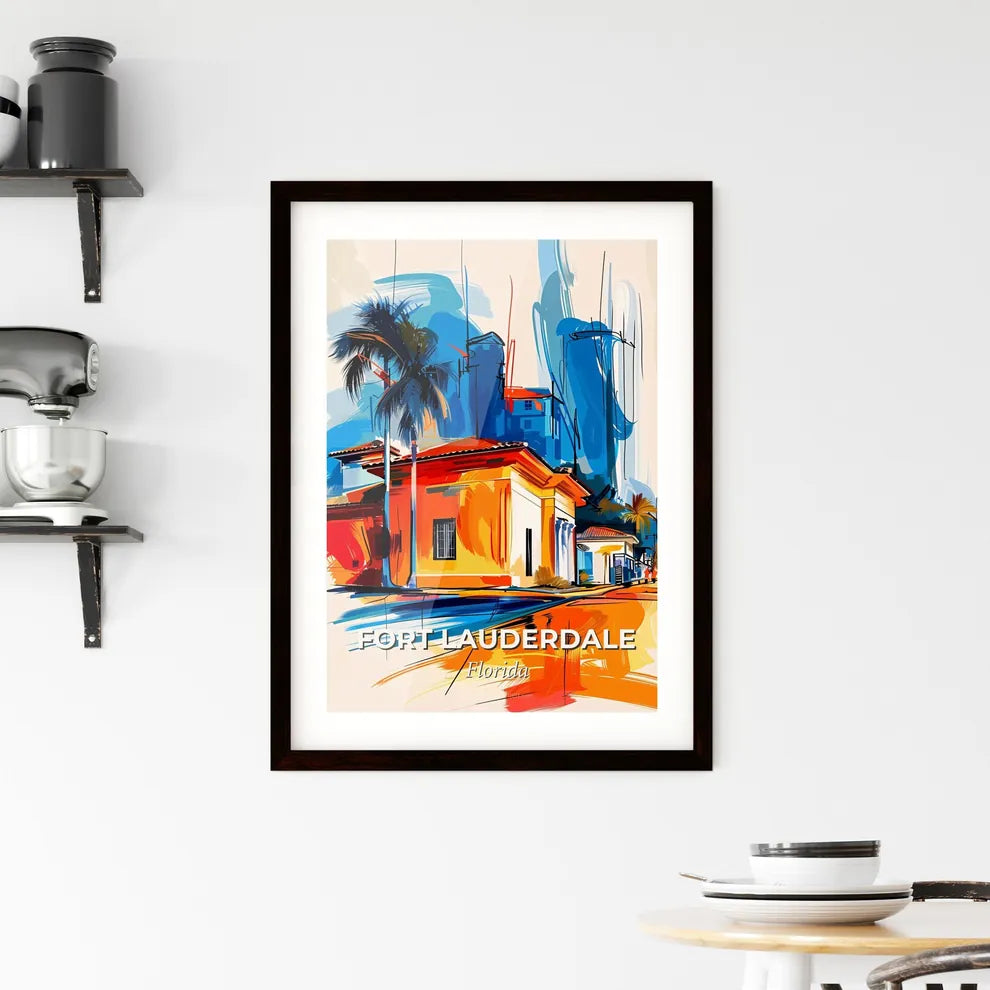 Vibrant Fort Lauderdale, Florida Framed Print