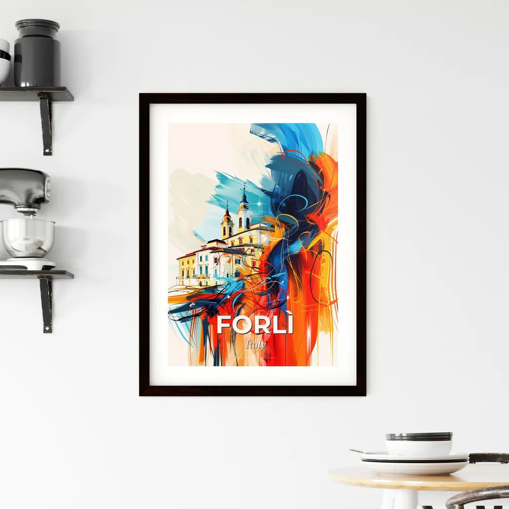 Vibrant Forlì, Italy Framed Print