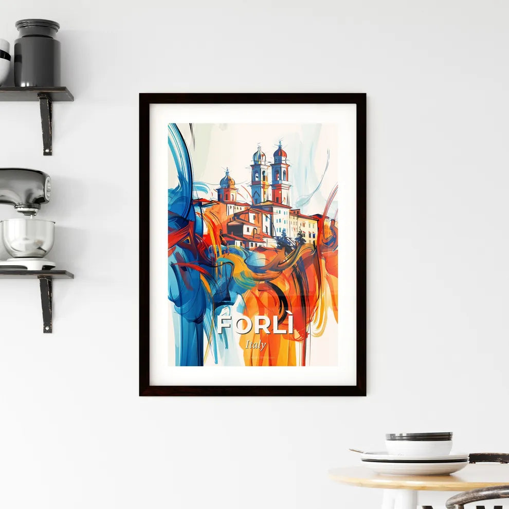 Vibrant Forlì, Italy Framed Print